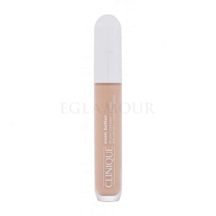 Clinique Even Better All-Over Concealer + Eraser Korektor dla kobiet 6 ml Odcień CN 28 Ivory