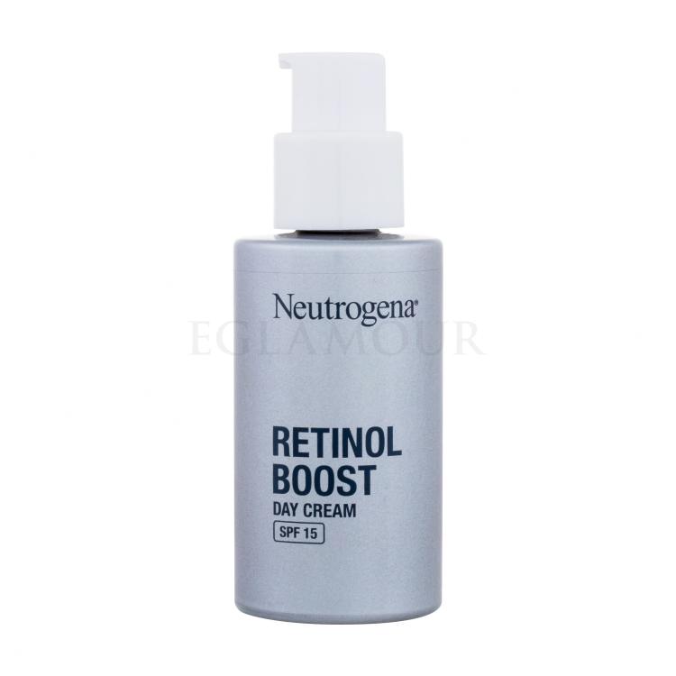 Neutrogena Retinol Boost Day Cream SPF15 Krem do twarzy na dzień 50 ml Uszkodzone pudełko