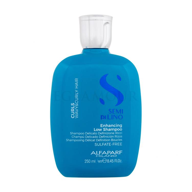 ALFAPARF MILANO Semi Di Lino Curls Enhancing Low Shampoo Szampon do włosów dla kobiet 250 ml