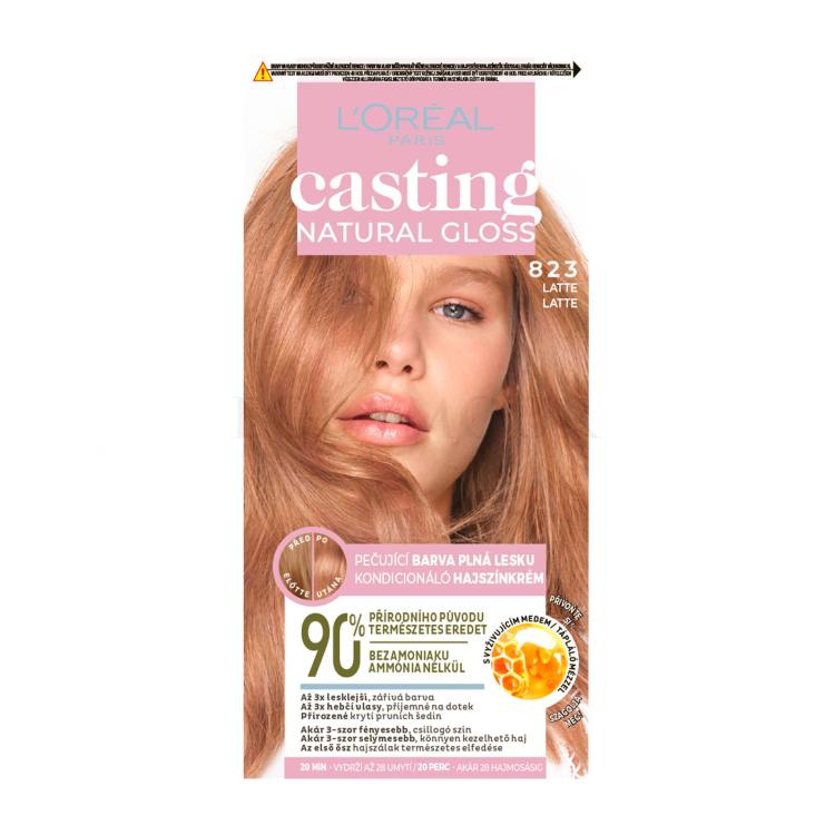 L&#039;Oréal Paris Casting Natural Gloss Farba do włosów dla kobiet 48 ml Odcień 823