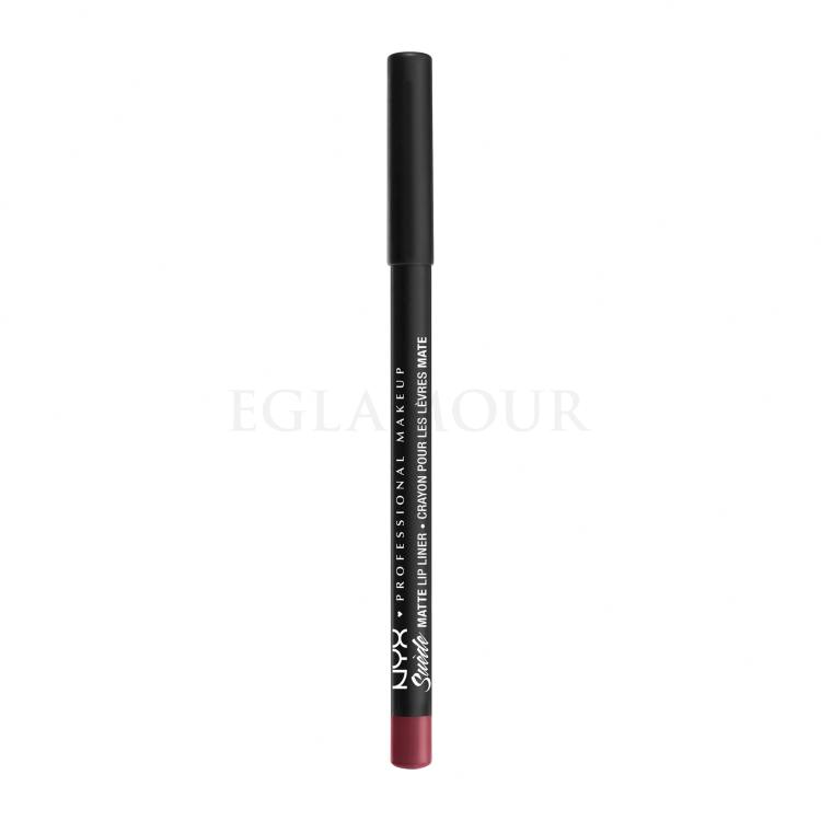 NYX Professional Makeup Suède Matte Lip Liner Konturówka do ust dla kobiet 1 g Odcień Cherry Skies