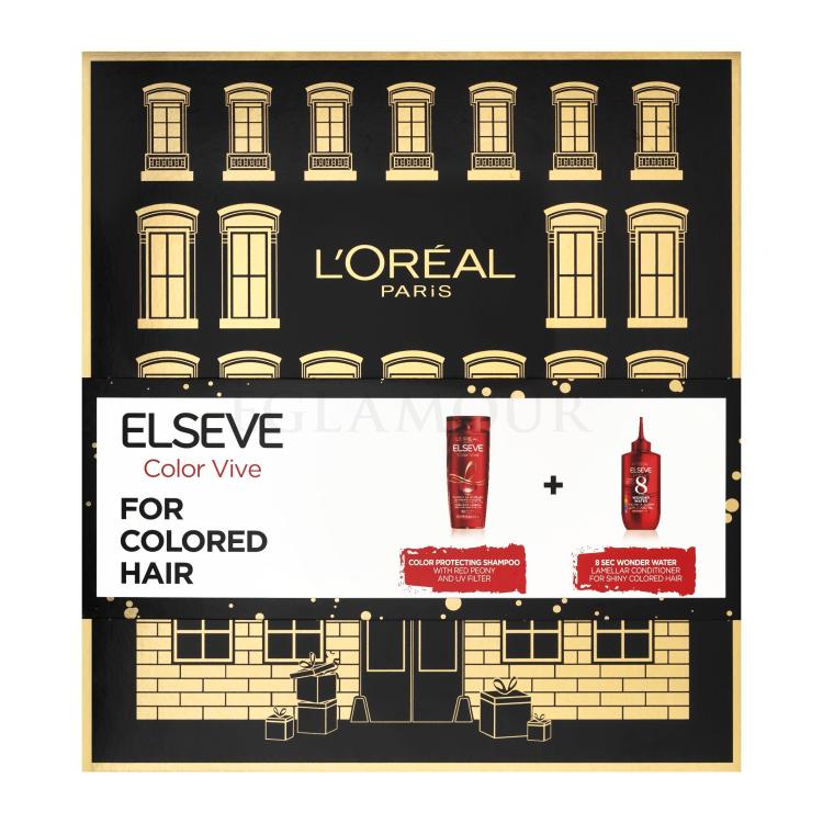 L&#039;Oréal Paris Elseve Color-Vive Dárková kazeta Szampon 250 ml + odżywka 200 ml