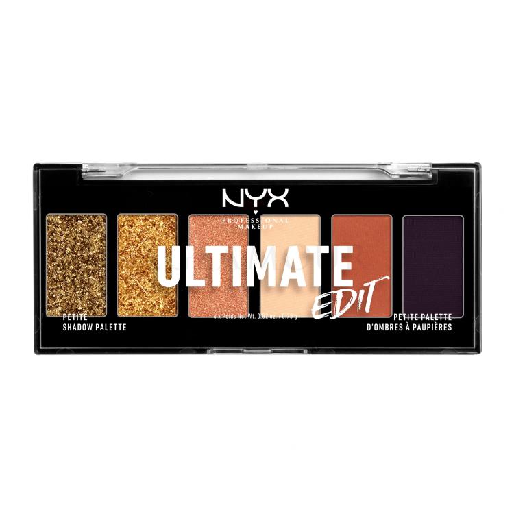 NYX Professional Makeup Ultimate Edit Cienie do powiek dla kobiet 7,2 g Odcień 06 Utopia