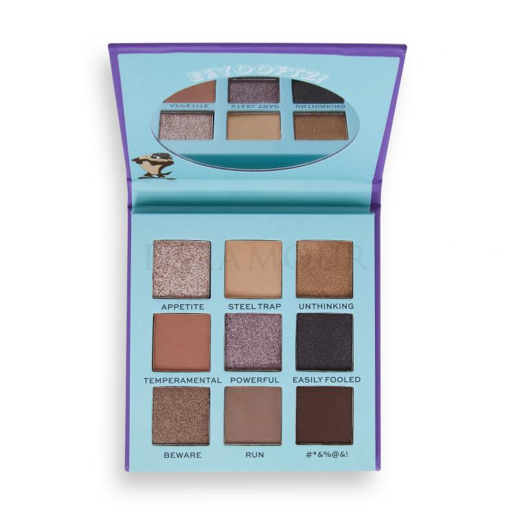 I Heart Revolution Looney Tunes Eyeshadow Palette Cienie do powiek dla kobiet 9 g Odcień Taz