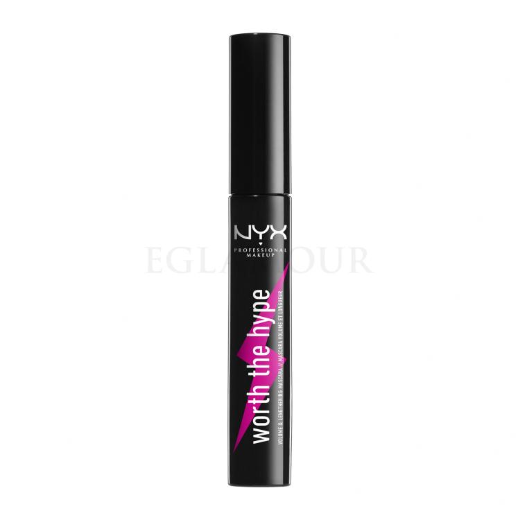 NYX Professional Makeup Worth The Hype Tusz do rzęs dla kobiet 7 ml Odcień 01 Black