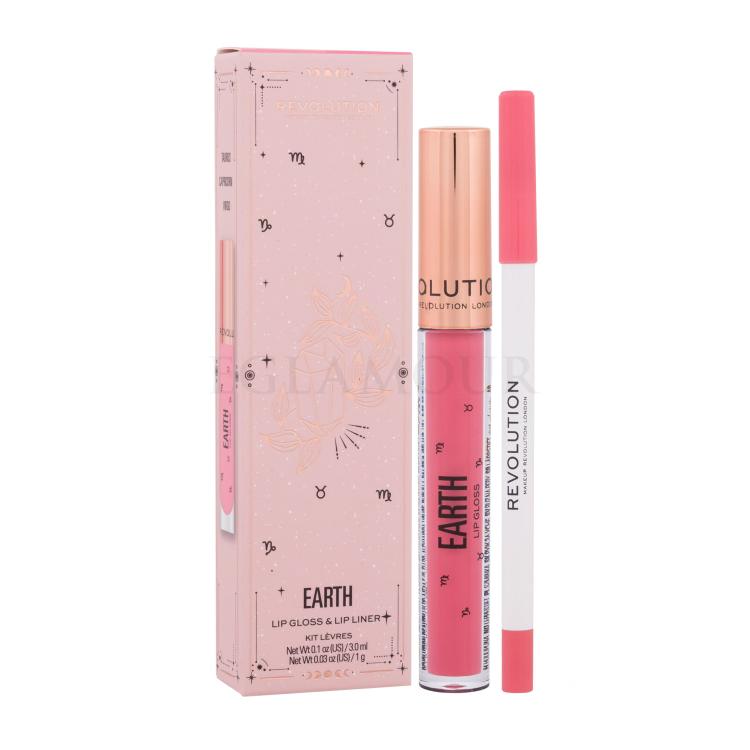 Makeup Revolution London Fantasy Lip Kit Zestaw Błyszczyk do ust 3 ml + kredka do konturowania 1 g