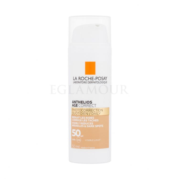 La Roche-Posay Anthelios Age Correct Tinted SPF50 Preparat do opalania twarzy dla kobiet 50 ml