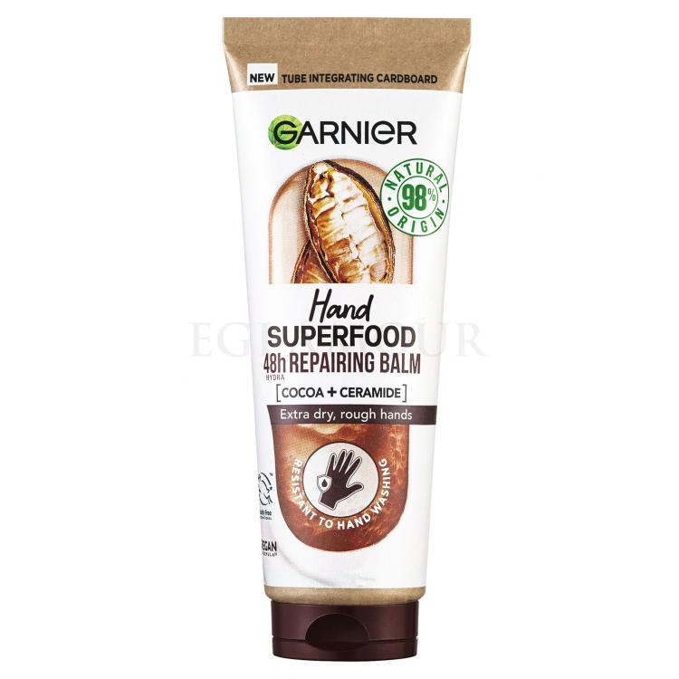 Garnier Hand Superfood 48h Repairing Balm Krem do rąk dla kobiet 75 ml