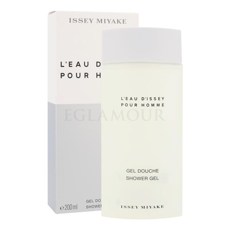 Issey Miyake L&#039;Eau D&#039;Issey Pour Homme Żel pod prysznic dla mężczyzn 200 ml Uszkodzone pudełko