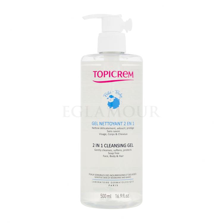 Topicrem Baby Cleansing Gel 2 IN 1 Żel pod prysznic dla dzieci 500 ml