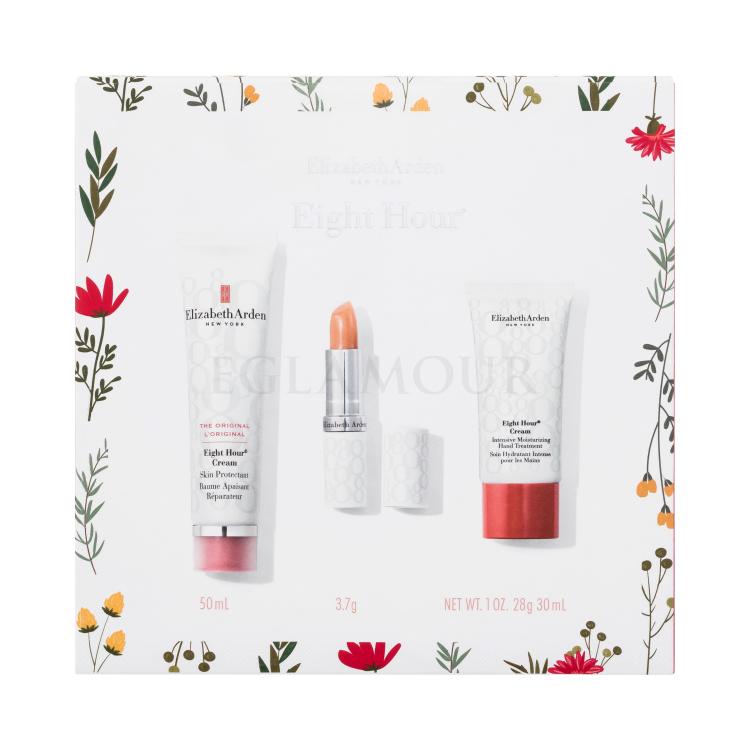 Elizabeth Arden Eight Hour Cream Nourishing Skin Essentials Zestaw Balsam do twarzy Eight Hour Cream Skin Protectant 50 ml + Krem do rąk Eight Hour Cream Intensive Moisturizing Hand Treatment 30 ml + Balsam do ust Eight Hour Cream Lip Protectant Stick SPF15 3,7 g