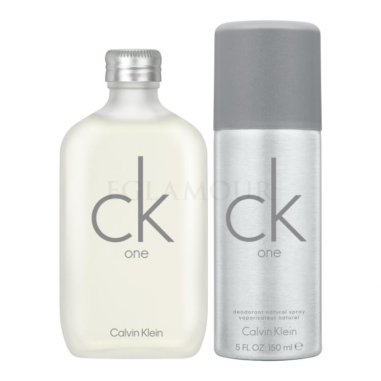 Calvin Klein CK One Zestaw EDT 100 ml + dezodorant 150 ml