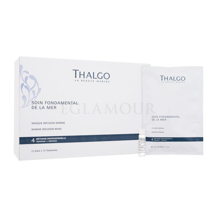 Thalgo Soin Fondamental De La Mer Marine Infusion Mask Maseczka do twarzy dla kobiet 12 szt