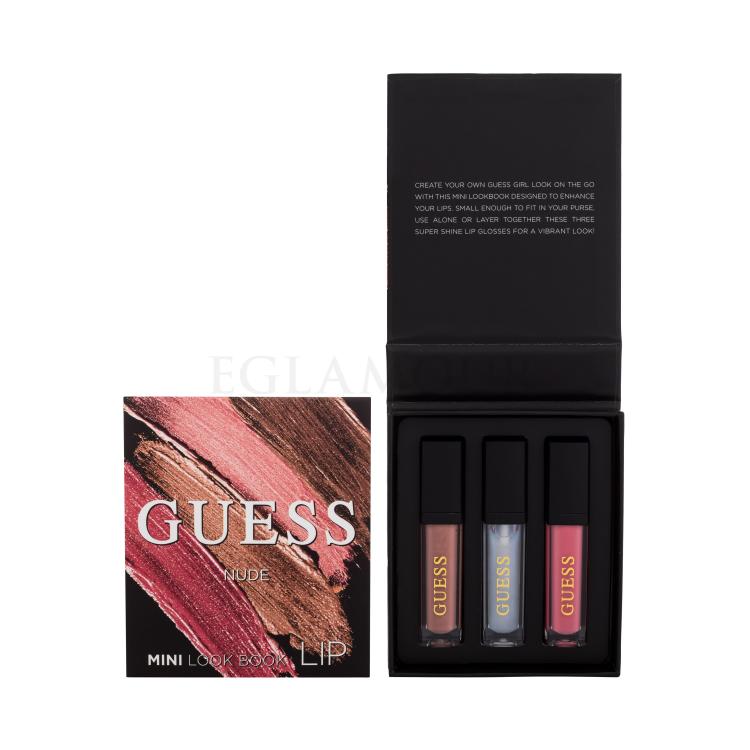 GUESS Look Book Mini Lip Zestaw Błyszczyk do ust 3 x 4 ml