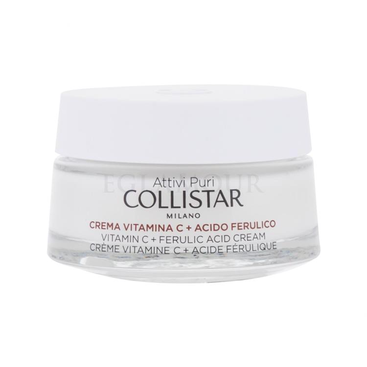 Collistar Pure Actives (Attivi Puri) Vitamin C + Ferulic Acid Cream Krem do twarzy na dzień dla kobiet 50 ml tester