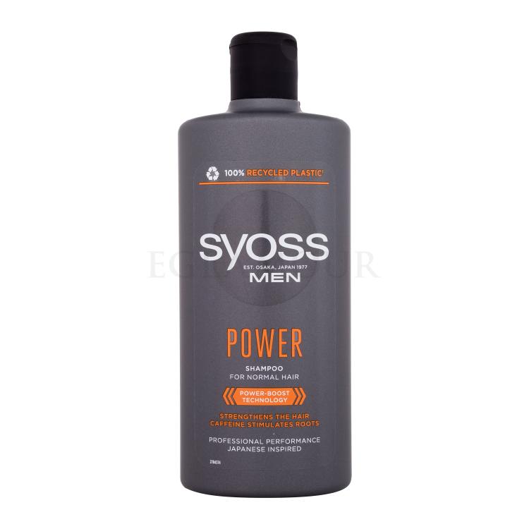 Syoss Men Power Shampoo Szampon do włosów dla mężczyzn 440 ml