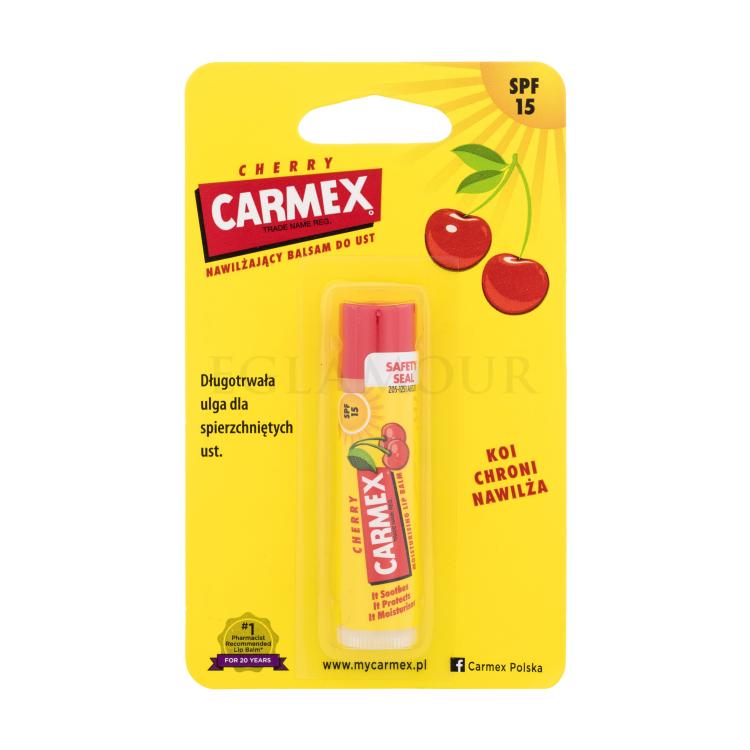 Carmex Cherry SPF15 Balsam do ust dla kobiet 4,25 g