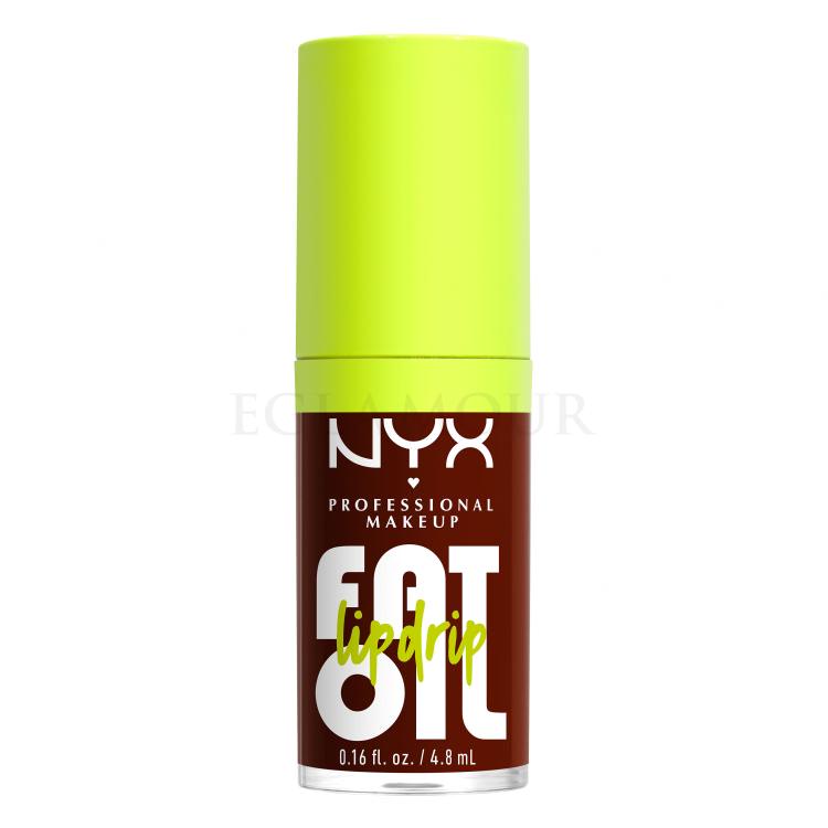 NYX Professional Makeup Fat Oil Lip Drip Olejek do ust dla kobiet 4,8 ml Odcień 08 Status Update