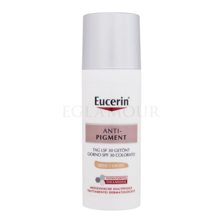 Eucerin Anti-Pigment Tinted Day Cream SPF30 Krem do twarzy na dzień dla kobiet 50 ml Odcień Light