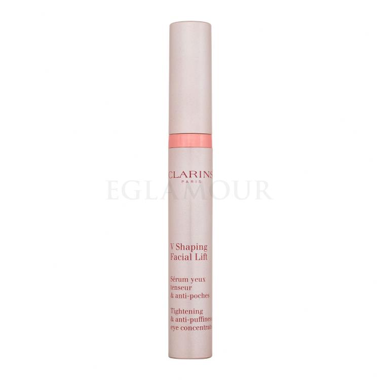 Clarins V Shaping Facial Lift Tightening &amp; Anti-Puffiness Eye Concentrate Serum pod oczy dla kobiet 15 ml