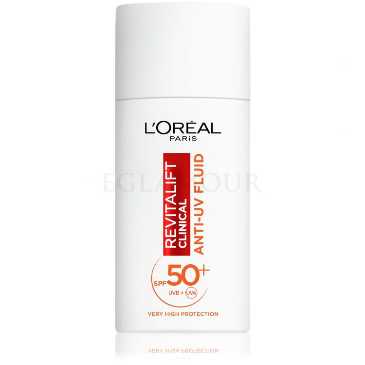 L&#039;Oréal Paris Revitalift Clinical Anti-UV Fluid SPF50+ Krem do twarzy na dzień 50 ml