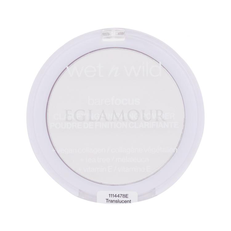 Wet n Wild Bare Focus Clarifying Finishing Powder Puder dla kobiet 6 g Odcień Translucent