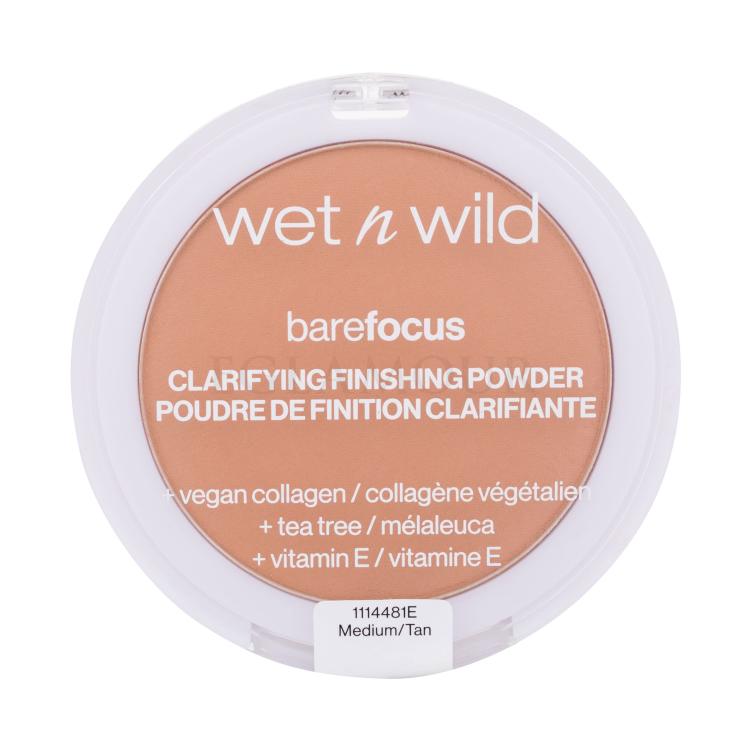 Wet n Wild Bare Focus Clarifying Finishing Powder Puder dla kobiet 6 g Odcień Medium-Tan