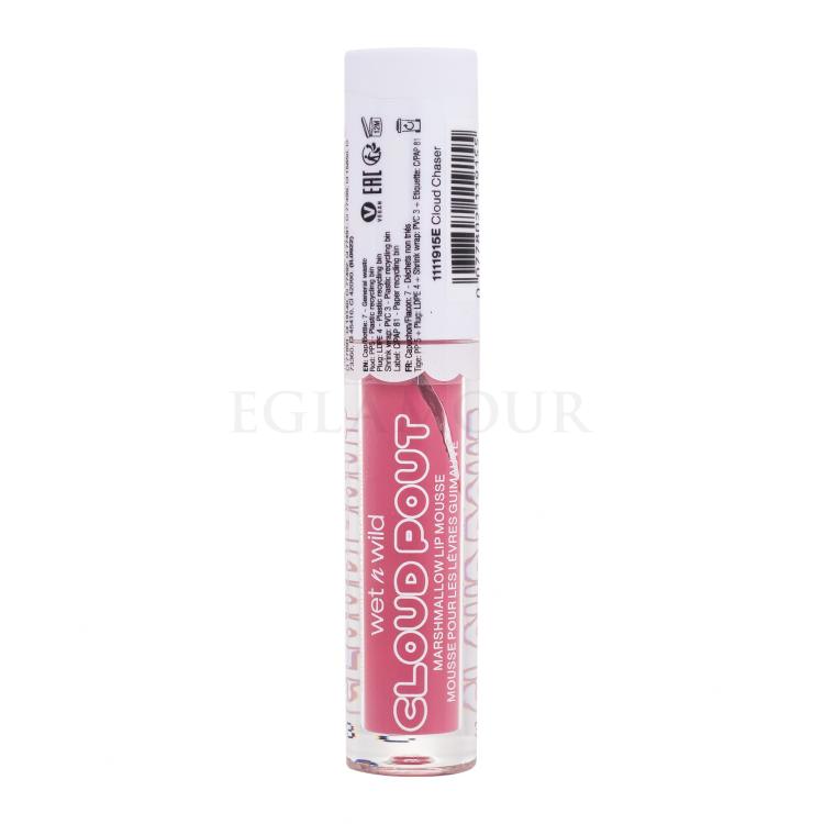 Wet n Wild Cloud Pout Marshmallow Lip Mousse Pomadka dla kobiet 3 ml Odcień Cloud Chaser