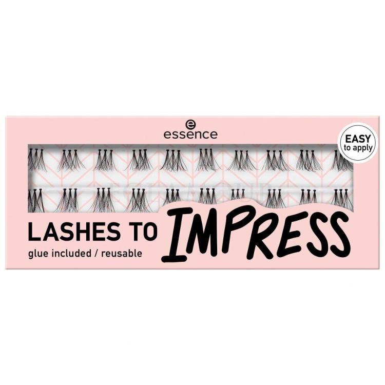 Essence Lashes To Impress 07 Bundled Single Lashes Sztuczne rzęsy dla kobiet 1 szt