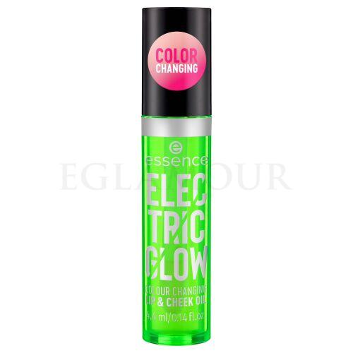 Essence Electric Glow Colour Changing Lip &amp; Cheek Oil Olejek do ust dla kobiet 4,4 ml