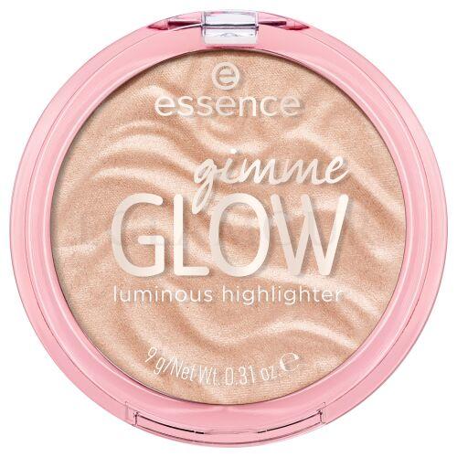 Essence Gimme Glow Luminous Highlighter Rozświetlacz dla kobiet 9 g Odcień 10 Glowy Champagne