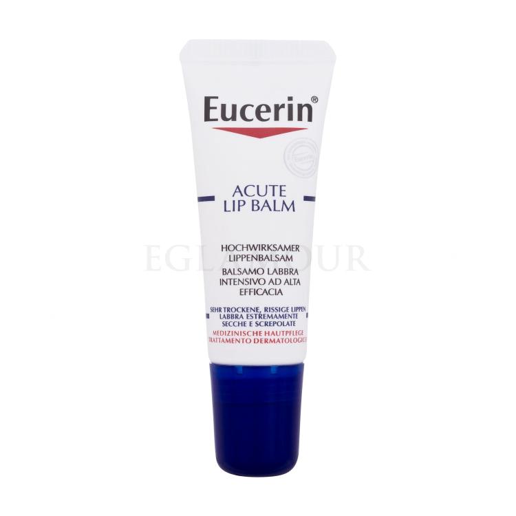 Eucerin UreaRepair Plus Acute Lip Balm Balsam do ust dla kobiet 10 ml