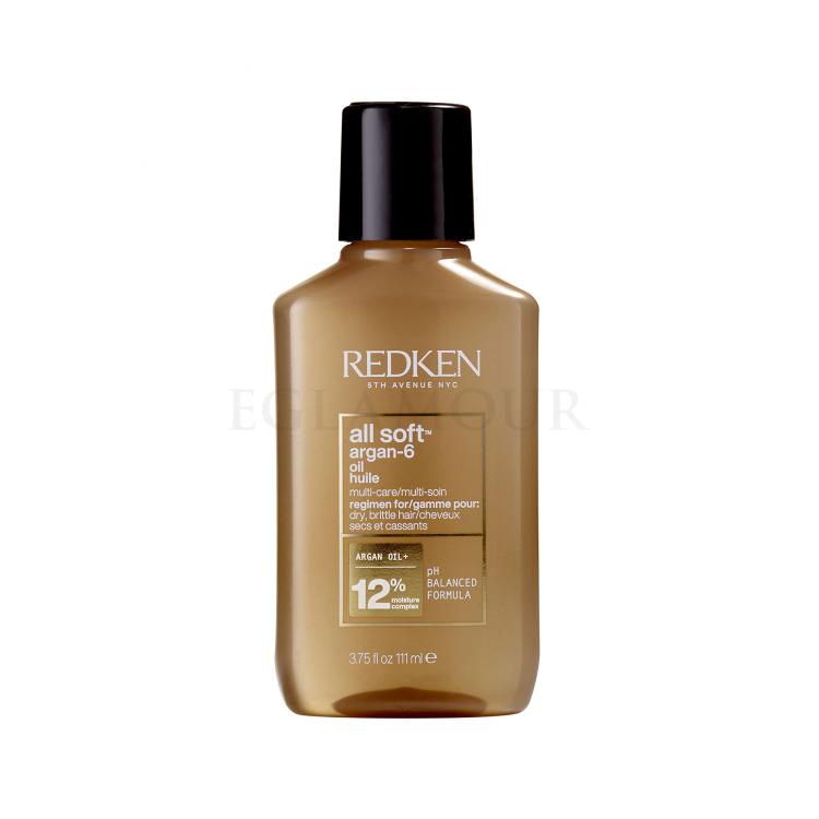 Redken All Soft Argan-6 Oil Olejek do włosów dla kobiet 111 ml