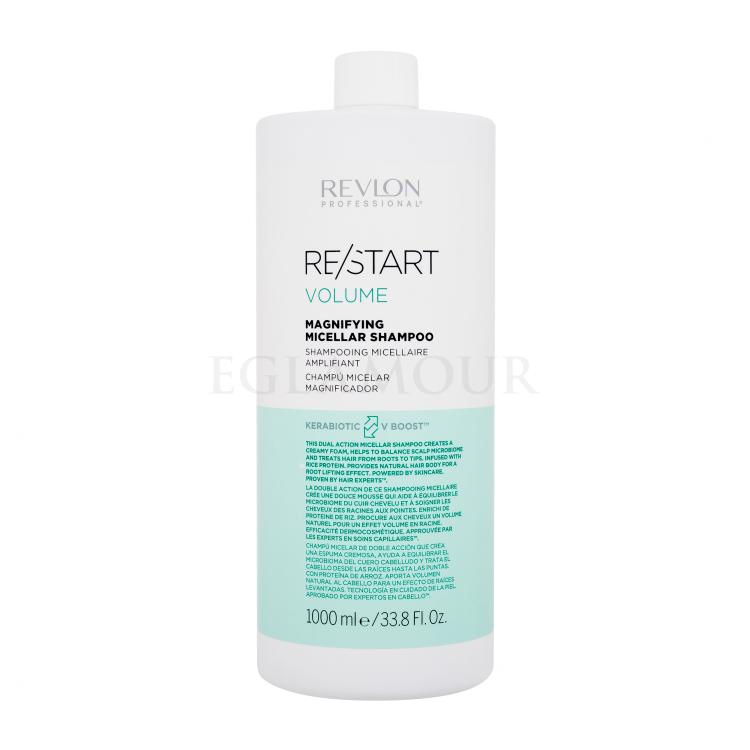 Revlon Professional Re/Start Volume Magnifying Micellar Shampoo Szampon do włosów dla kobiet 1000 ml