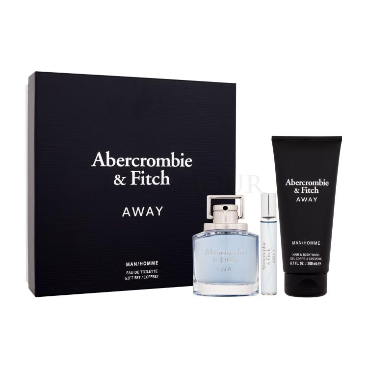 Abercrombie &amp; Fitch Away Zestaw EDT 100 ml + EDT 15 ml + żel pod prysznic 200 ml