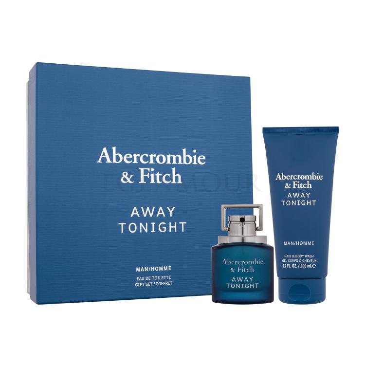 Abercrombie &amp; Fitch Away Tonight Zestaw EDT 50 ml + żel pod prysznic 200 ml Uszkodzone pudełko