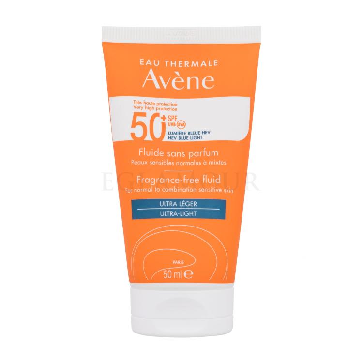 Avene Sun Fragrance-Free Fluid Ultra-Light SPF50+ Preparat do opalania twarzy 50 ml