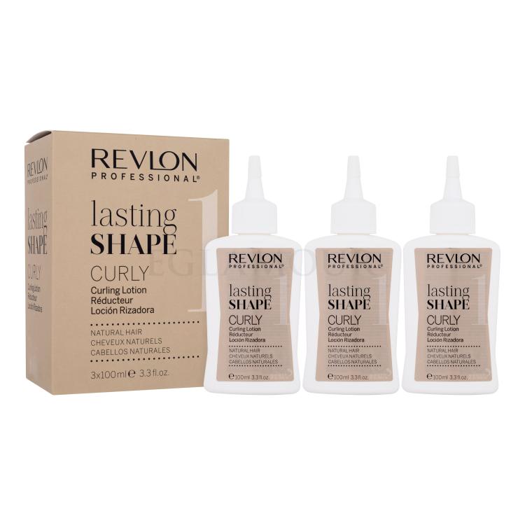 Revlon Professional Lasting Shape Curly Curling Lotion Natural Hair 1 Utrwalenie fal i loków dla kobiet 3x100 ml