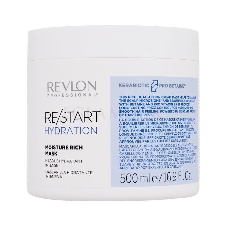 Revlon Professional Re/Start Hydration Moisture Rich Mask Maska do włosów dla kobiet 500 ml