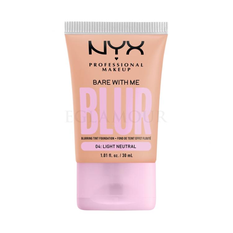 NYX Professional Makeup Bare With Me Blur Tint Foundation Podkład dla kobiet 30 ml Odcień 04 Light Neutral