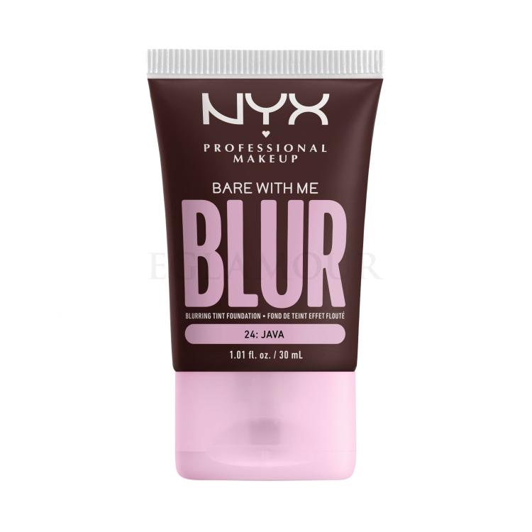 NYX Professional Makeup Bare With Me Blur Tint Foundation Podkład dla kobiet 30 ml Odcień 24 Java