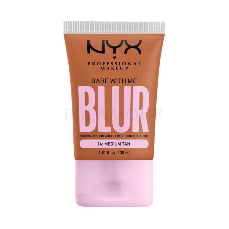 NYX Professional Makeup Bare With Me Blur Tint Foundation Podkład dla kobiet 30 ml Odcień 14 Medium Tan