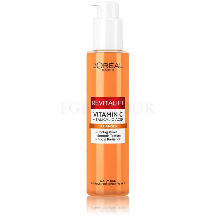 L&#039;Oréal Paris Revitalift Clinical Vitamin C + Salicylic Acid Cleanser Pianka oczyszczająca 150 ml