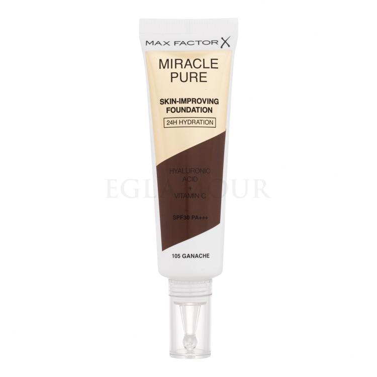 Max Factor Miracle Pure Skin-Improving Foundation SPF30 Podkład dla kobiet 30 ml Odcień 105 Ganache