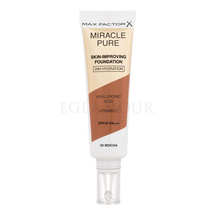 Max Factor Miracle Pure Skin-Improving Foundation SPF30 Podkład dla kobiet 30 ml Odcień 93 Mocha