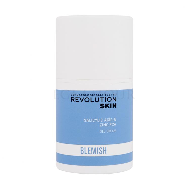 Revolution Skincare Blemish Salicylic Acid &amp; Zinc PCA Gel Cream Krem do twarzy na dzień dla kobiet 50 ml