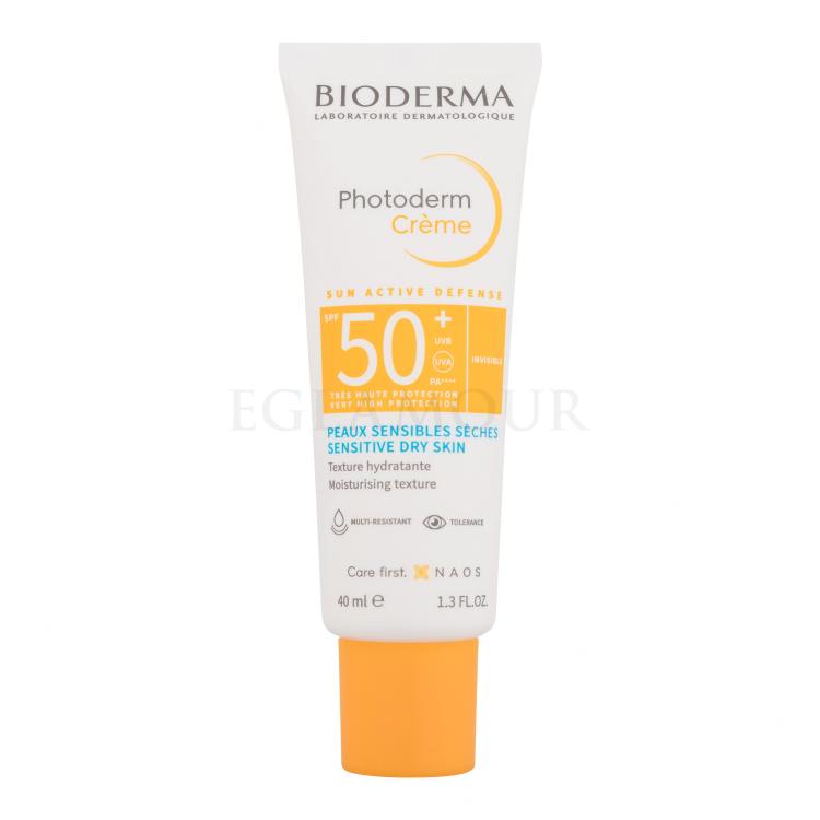 BIODERMA Photoderm Cream SPF50+ Preparat do opalania twarzy 40 ml Odcień Invisible