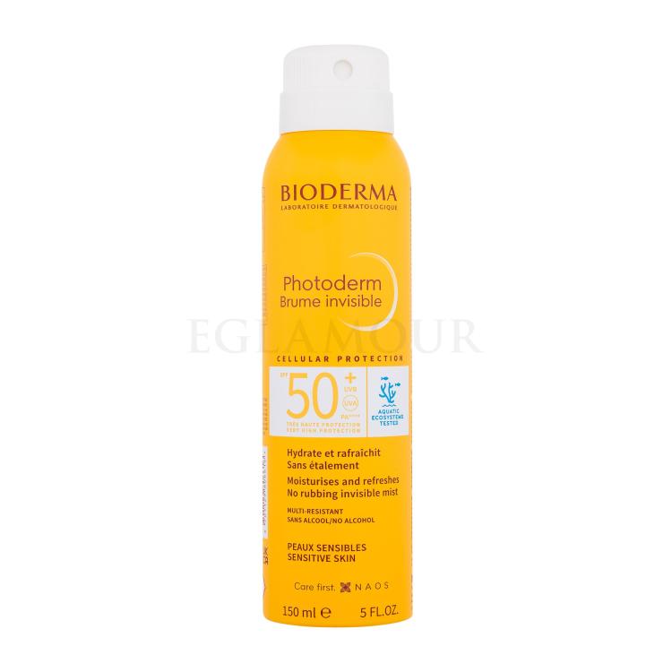 BIODERMA Photoderm Invisible Mist SPF50+ Preparat do opalania ciała 150 ml