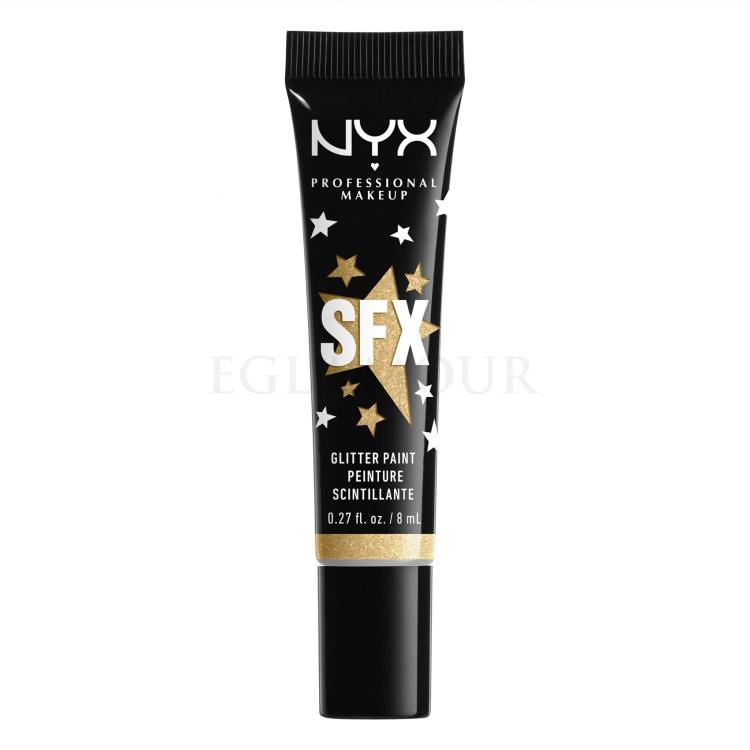 NYX Professional Makeup SFX Glitter Paint Podkład dla kobiet 8 ml Odcień 01 Graveyard Glam