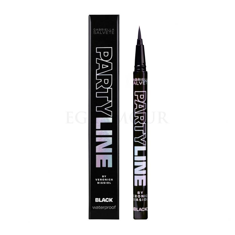 Gabriella Salvete Party Calling Party Line Eyeliner dla kobiet 0,6 ml Odcień Black